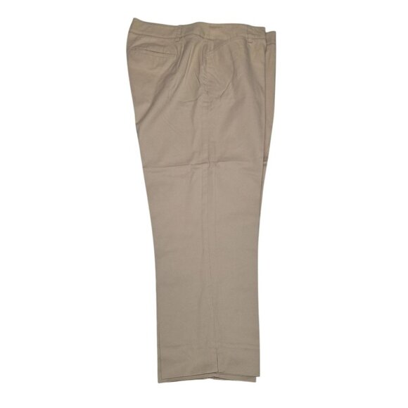 Talbots Perfect Crop Petite Pants Capri Khaki Womens 10 P Short Work Office - Picture 2 of 8